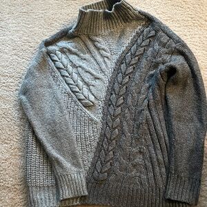 Simply Vera Vera Wang Gray Knit Sweater